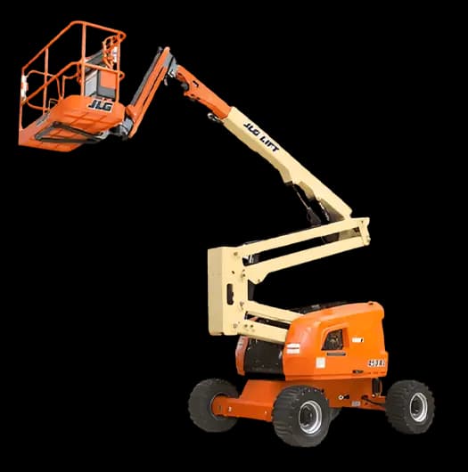Manlift providing access for maintenance work at height