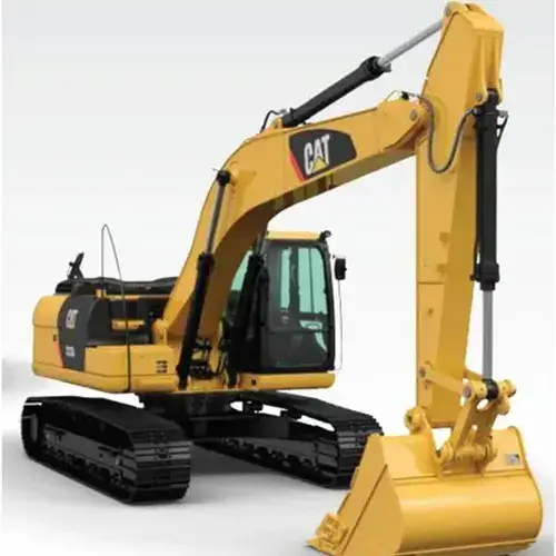 Earthmoving equipment on a UAE infrastructure project